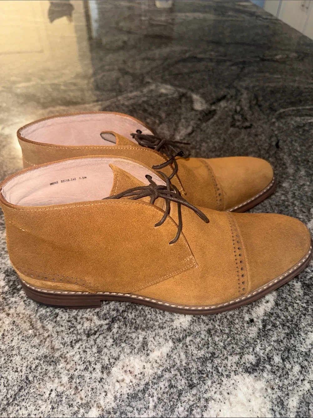 Men's Stacy Adams Avery Brown Suede Lace Boot 25198